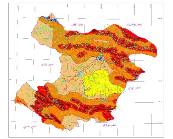 دانلود نقشه اتوکدی پهنه بندی خطر زمین لرزه و لرزه خیزی استان قزوین