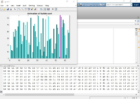 کد متلب مرتب‌سازی حبابی به صورت انیمیشن