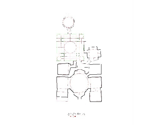 دانلود نقشه اتوکدی پلان حمام قدیمی حاج شیخ اردبیل