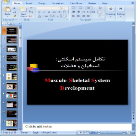 دانلود پاورپوینت استخوان و عضلات- 45 اسلاید