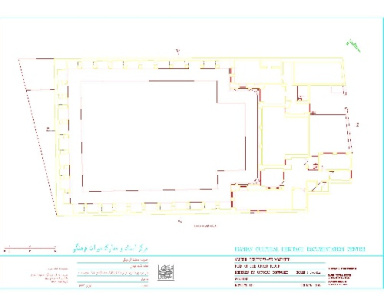 دانلود نقشه اتوکد پلان حسینیه مجتهد اردبیلی