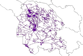 نقشه GIS راههای استان خوزستان با آخرین تغییرات سال 96در فرمت Shapefile