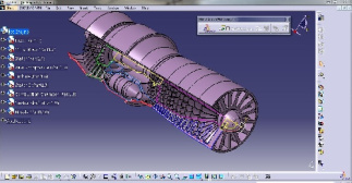 طراحی کامل موتور جت در نرم افزار کتیا