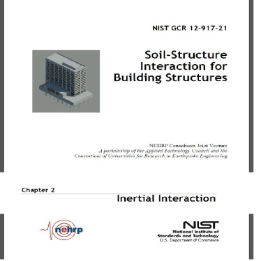 اصل و ترجمه مقاله لاتین Soil-Structure Interaction for Building Structures - Chapter 2 :Inertial Interaction