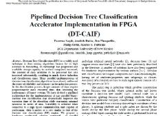 ژورنال  Pipelined Decision Tree Classification Accelerator Implemention in FPGA به همراه ترجمه