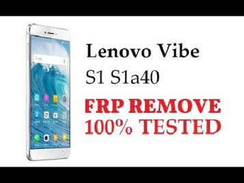 فایل آموزشی برداشتن frp  گوشی lenova s1a40 بدون باکس