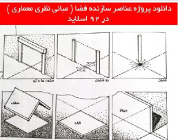 دانلود پروژه عناصر سازنده فضا ( مبانی نظری معماری )