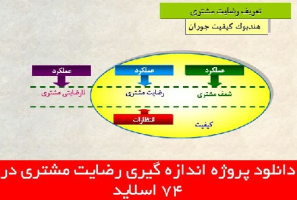 دانلود پروژه اندازه گیری رضایت مشتری