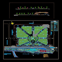 مجموعه نقشه های پارک وفضای سبز شماره 26 شامل 10 پروژه در قالب اتوکد