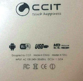 دانلود رام فارسی تبلت CCIT A725G تست شده