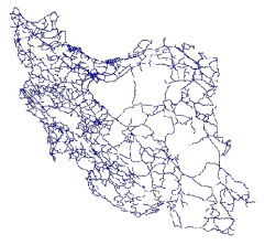 دانلود شیپ فایل GIS راههای ایران