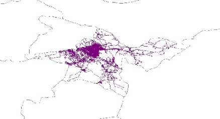 نقشه GIS راههای استان تهران با آخرین تغییرات سال 96در فرمت Shapefile
