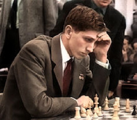 بابی فیشر شطرنج آموزش می دهد.