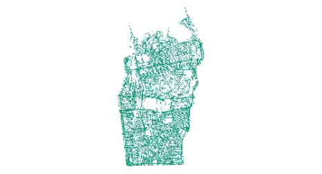 نقشه GIS معابر منطقه دو-2 شهر تهران با آخرین تغییرات سال 96در فرمت Shapefile