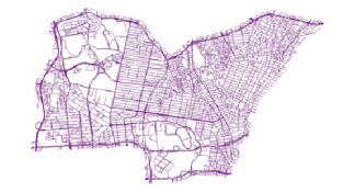 نقشه GIS معابر منطقه سه-3 شهر تهران با آخرین تغییرات سال 96در فرمت Shapefile