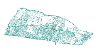 نقشه GIS معابر منطقه چهار-4شهر تهران با آخرین تغییرات سال 96در فرمت Shapefile