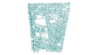 نقشه GIS معابر منطقه یازده-11 شهر تهران با آخرین تغییرات سال 96در فرمت Shapefile