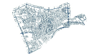 نقشه GIS معابر منطقه هفده-17 شهر تهران با آخرین تغییرات سال 96در فرمت Shapefile