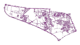 نقشه GIS معابر منطقه هجده-18 شهر تهران با آخرین تغییرات سال 96در فرمت Shapefile