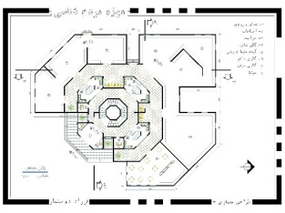 پروژه اتوکد طراحی معماری با موضوع موزه