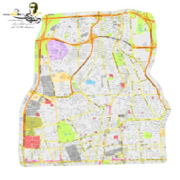 نقشه ژئورفرنس(زمین مرجع) شده منطقه 6 شهر تهران سال 96 با کیفیت بسیار بالا در فرمت GeoTiff