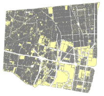 دانلود شیپ فایل GIS کاربری اراضی منطقه چهارده (14) تهران