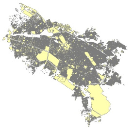 دانلود شیپ فایل و لایه GIS حوزه بلوک های آماری شهر مشهد در سال 1385