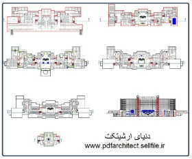 پلان معماری هتل 5 ستاره