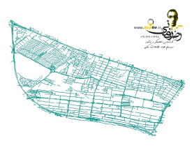 نقشه GIS معابر منطقه پنج-5 شهر کرج با آخرین تغییرات سال 96در فرمت Shapefile