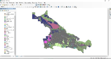 دانلود شیپ فایل GIS کاربری اراضی شهر تبریز