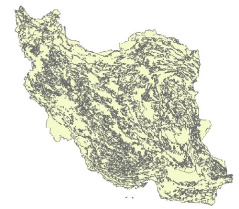 شیپ فایل لندفرهای دشت و کوهستان