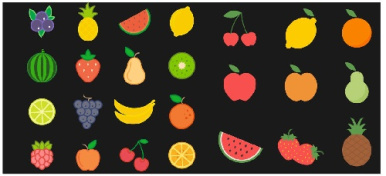 وکتور میوه -لیمو -هندوانه -توت فرنگی... فایل کورل