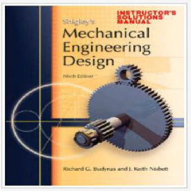 دانلود حل المسائل طراحی مهندسی مکانیک شیگلی ویرایش نهم