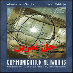 دانلود حل تمرین کتاب شبکه های مخابراتی نویسنده گارسیا ویرایش دوم Communication Networks 2nd Edition