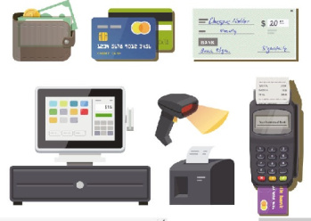وکتور کارت خوان -وکتور لوازم پرداخت الکترونیکی-کارت بانکی -فایل کورل