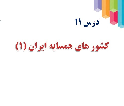 پاورپوینت درس 11 مطالعات اجتماعی پایه پنجم ابتدایی (کشور های همسایه ایران )