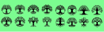 وکتور لگوی درخت -درخت -لگو-فایل کورل
