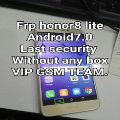 حذف FRP   گوشی HONOR 8 LITE،  اندروید7، بدون باکس، بدون ابزار و بدون نیاز به نصب برنامه، تست شده بر روی تمامی ورژن های  HUAWEI