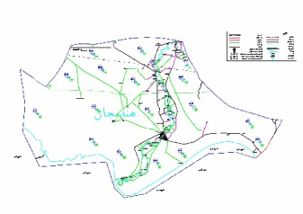 دانلود نقشه اتوکدی شهرستان هندیجان- خوزستان