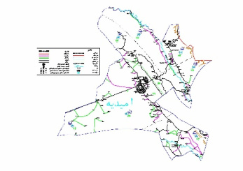 دانلود نقشه اتوکدی شهرستان امیدیه- خوزستان