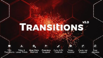 دانلود پروژه آماده افترافکت  پک 178 ترانزیشن TRANSITIONS