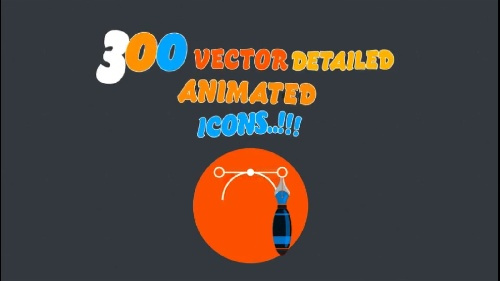 دانلود پروژه آماده افترافکت 300آیکون متحرک  Animated Icons 300 Motion Icons