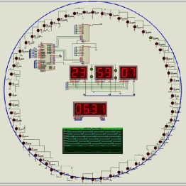پروژه الکترونيک (ساعت دیجیتال همراه با ثانیه شمار   at mega 16)