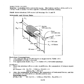 حل المسایل کتاب اصول طراحی اجزا ماشین - Fundamentals of machine component design