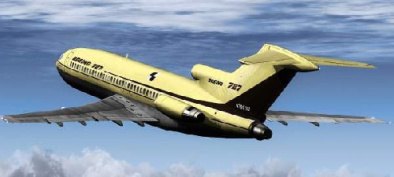 ابعاد و اندازه ها و مدل هواپیمای بوئینگ 727