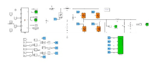 پروژه شبیه سازی  اینورترهای افزاینده با سیمولینک متلب (آنالیز و کنترل PWM)