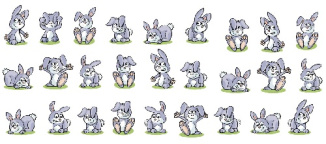وکتور خرگوش کارتونی -فایل کورل