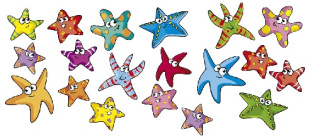 وکتور ستاره دریایی کارتونی -فایل کورل