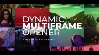 دانلود پروژه پریمیر استارت حرکتی چند فریمی Dynamic Multiframe Opener