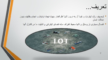 پاورپوینت درباره اینترنت اشیا(IOT)